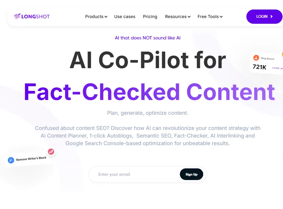 LongShot AI screenshot