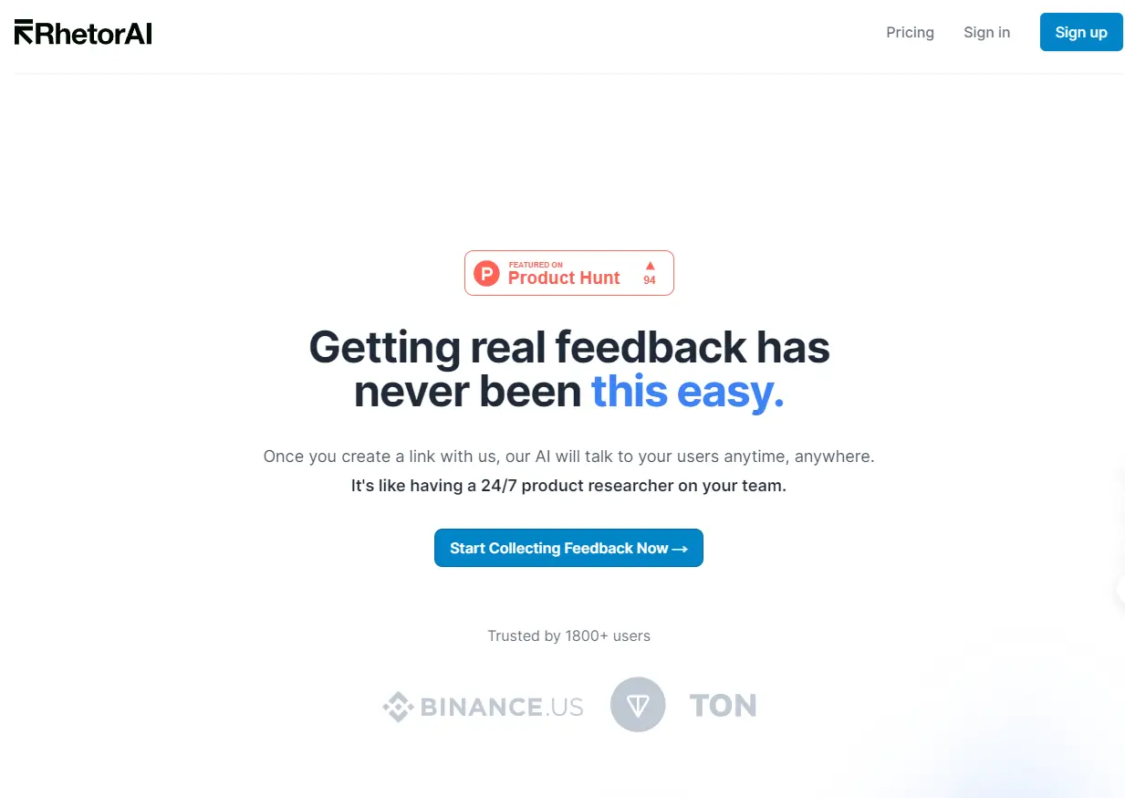 Rhetor.ai screenshot