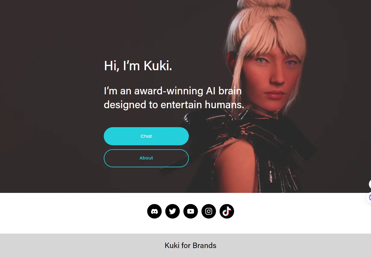 kuki.com screenshot