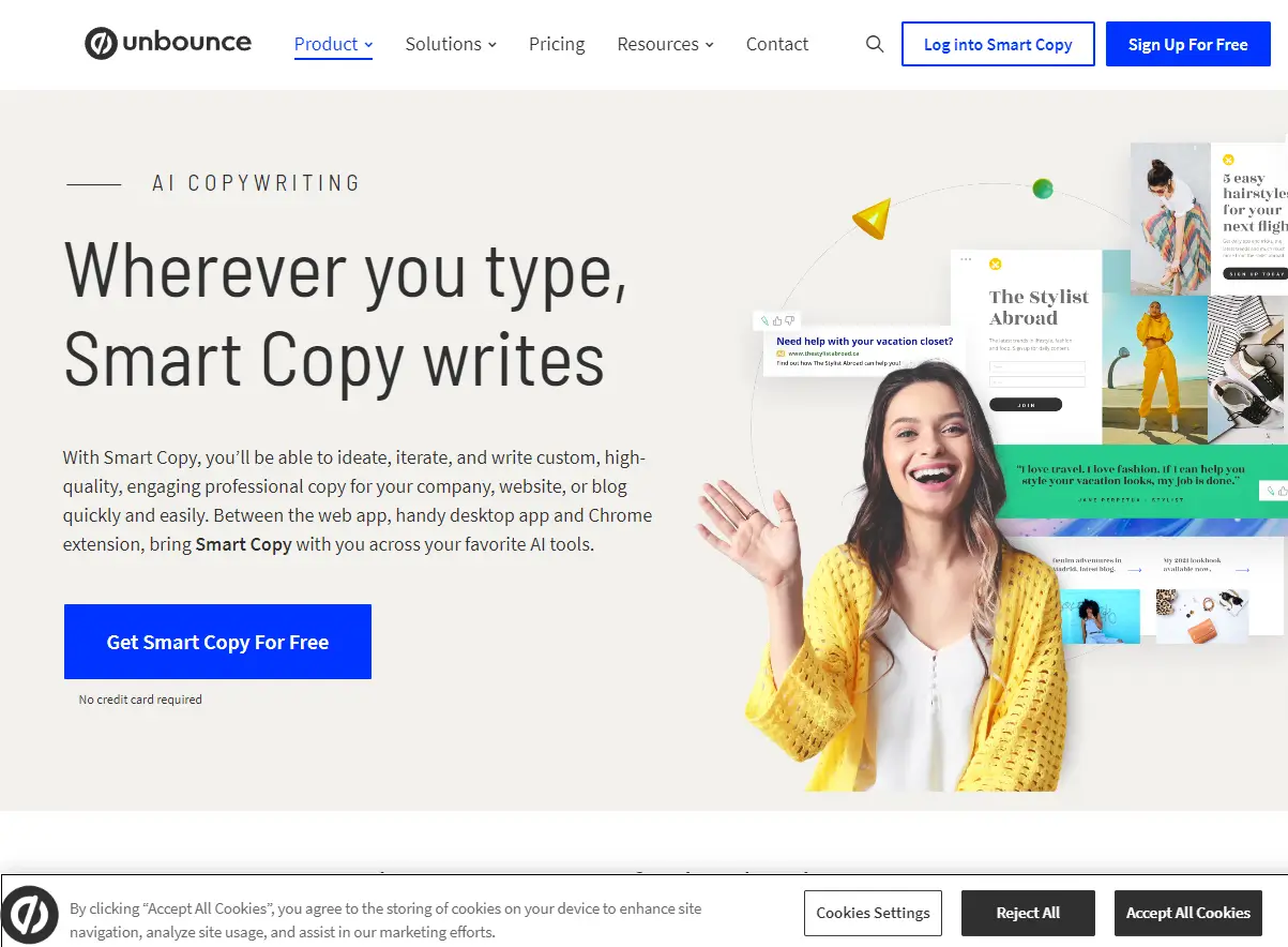 Snazzy AI.com screenshot
