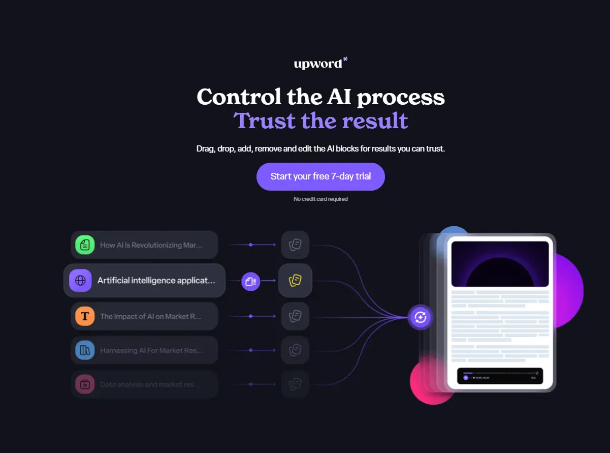 Upword.com screenshot