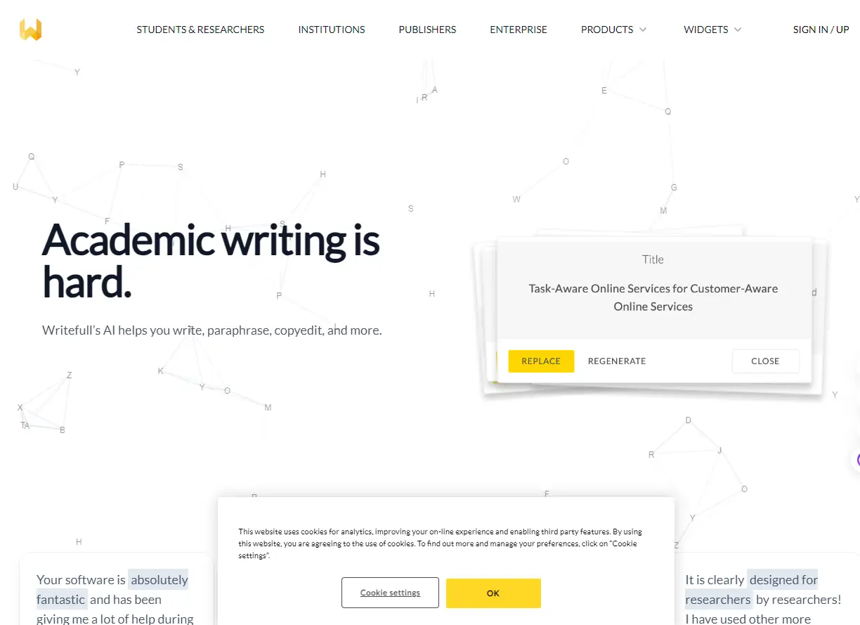 WriteFull – AI.com screenshot
