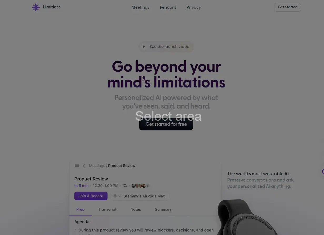 Scribe AI.com screenshot