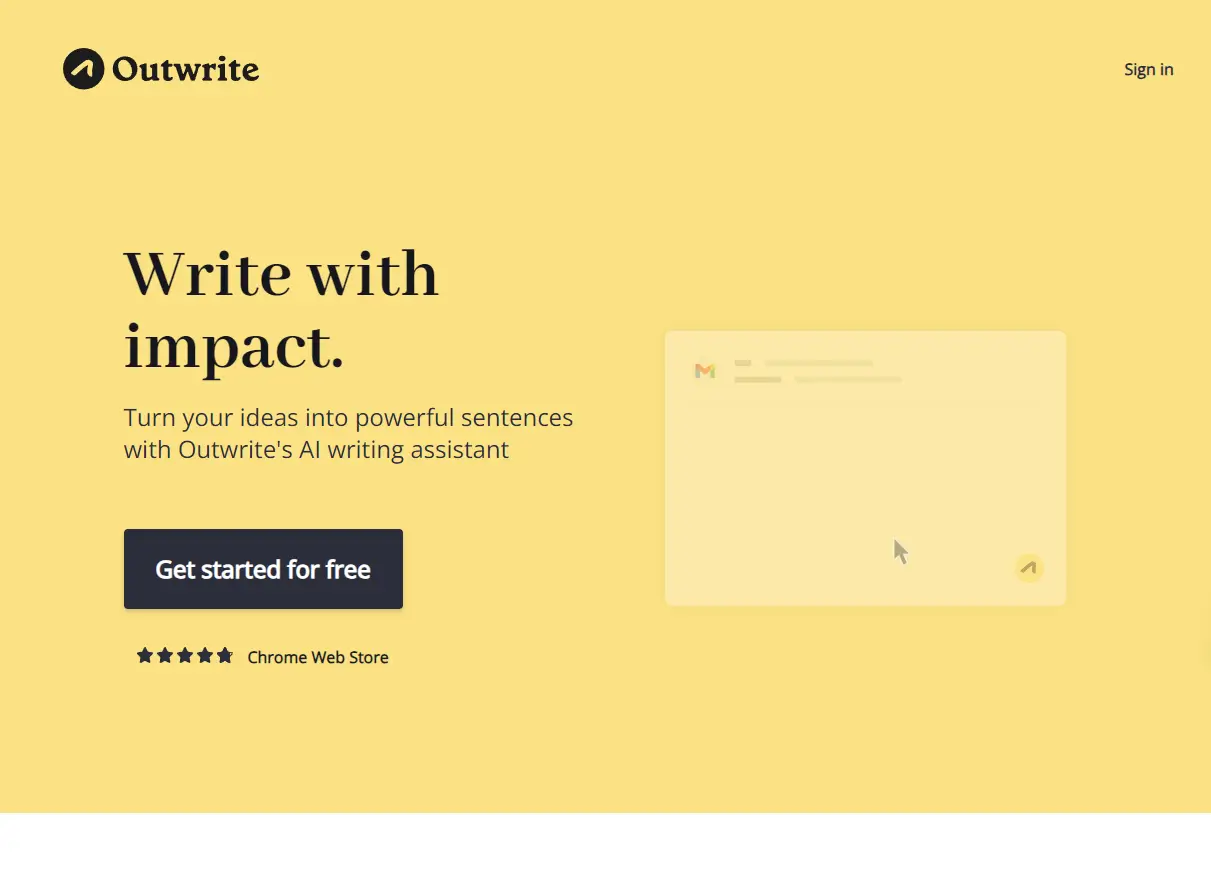 outwrite.com screenshot